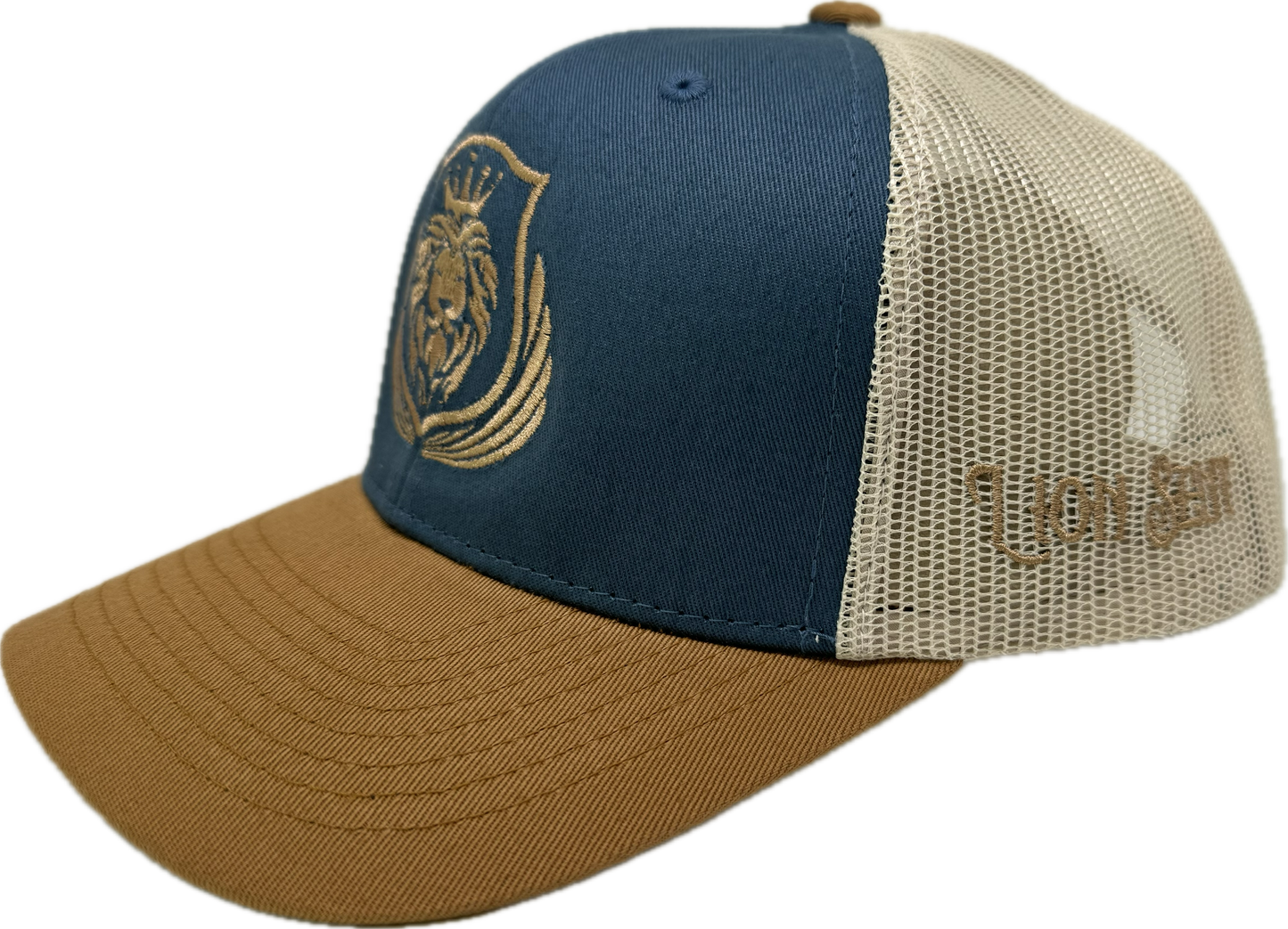 Denim & Gold Trucker Hat